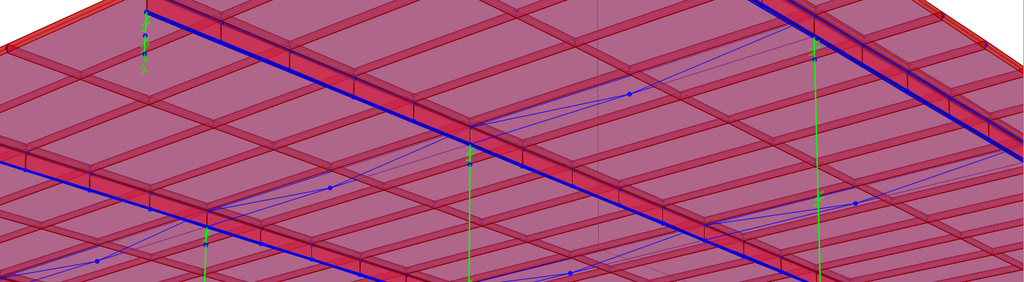 Bridge deck finite element model